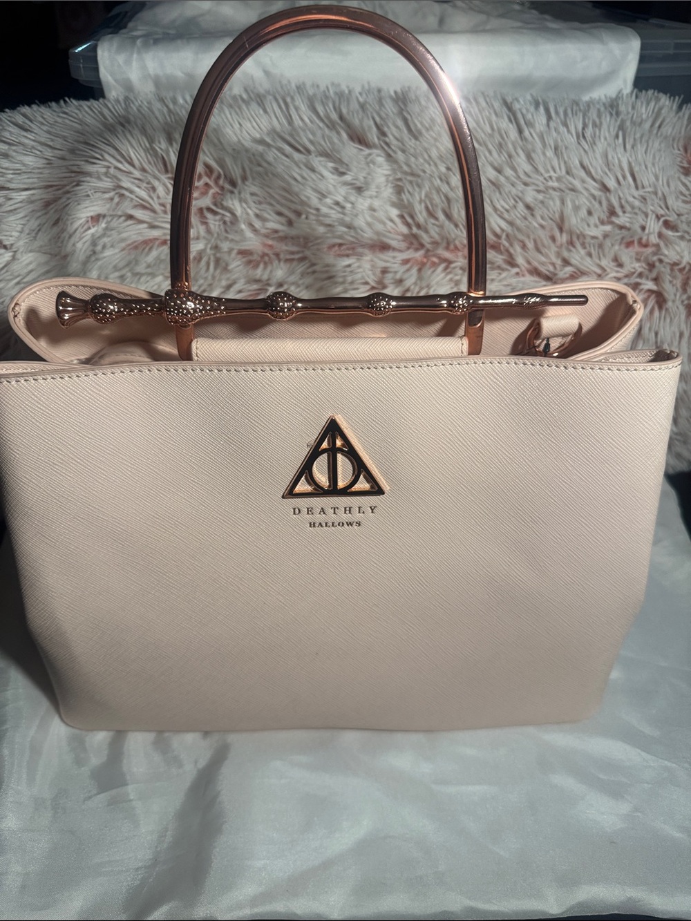Loungefly Xpotter Elder Wand Blush Handbag